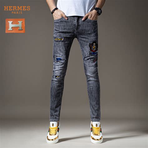 original hermes white jeans|hermes paris men's jeans.